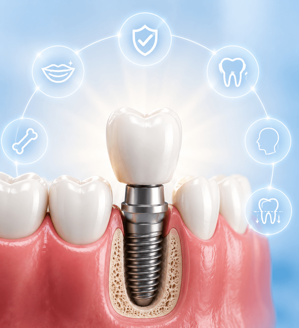  Benefits of dental implants explained by Dr. Aditi Chhajed, Implantologist for permanent tooth replacement